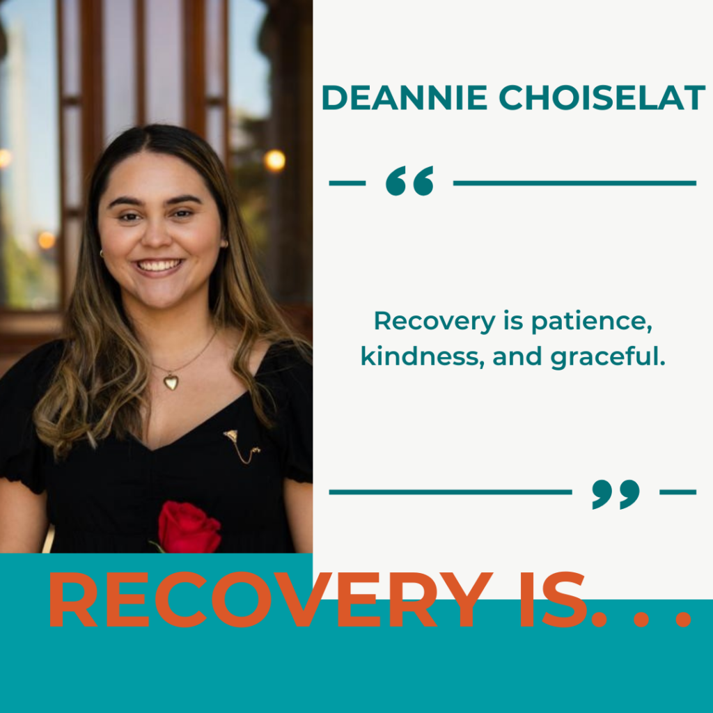 Deannie Choiselat Recovery is...